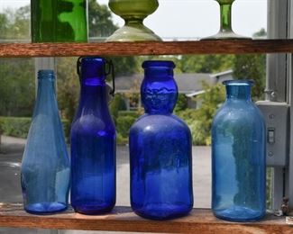 Cobalt Blue Glass Bottles