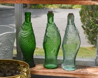 Glass Fish Bottles