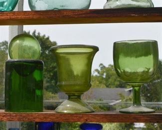 Colorful Glassware - Bottles, Jars, Stemware, Etc.