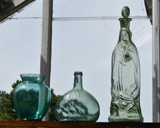 Colorful Glassware - Bottles, Jars, Stemware, Etc.