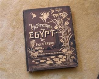 Antique Book - Picturesque Egypt by Prof. G. Ebers