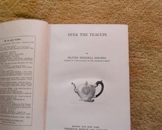 Antique Book - Over the Teacups by Oliver Wendell Holmes  