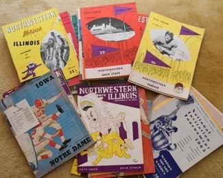 Vintage College Football Programs / Magazines (Northwestern University & More)