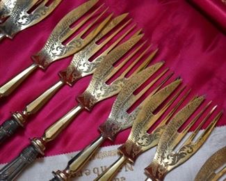 Antique Fish Forks