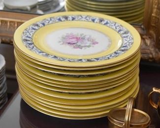 Bavarian China Dinner Plates