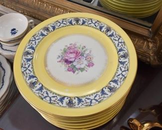 Bavarian China Dinner Plates