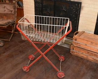 Vintage Laundry Cart