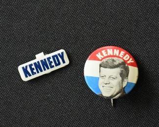 JFK Kennedy Political Pins