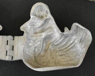 Candy / Chocolate / Ice Cream Mold - Child Riding a Chicken