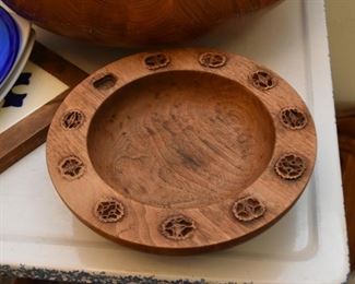 Wooden Nut Bowl