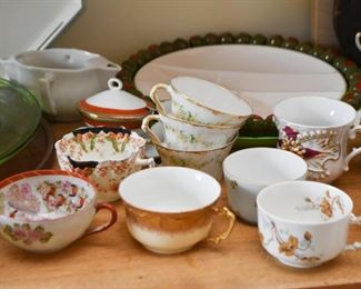 Vintage China (lots of individual pieces - plates, teacups, platters, etc.)