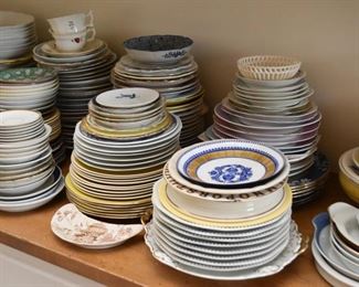 Vintage China (lots of individual pieces - plates, teacups, platters, etc.)