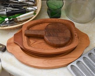 Wooden Cutting Boards, Serving Plates, Etc.