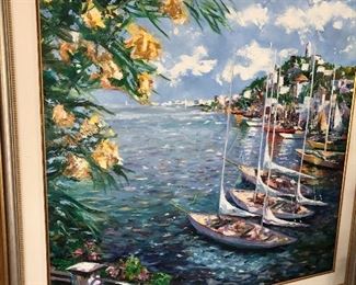 framed acrylic
