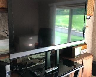 Large TV and electronics - stereo systems and players
