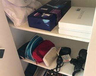 cosmetic bags, hair dryers and more