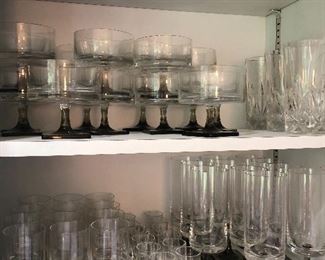mid-century glassware