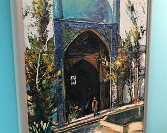 Framed acrylic