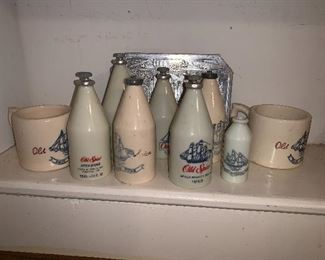 Vintage Old Spice shaving bottles