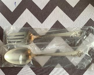Sterling silver unopened serving pieces