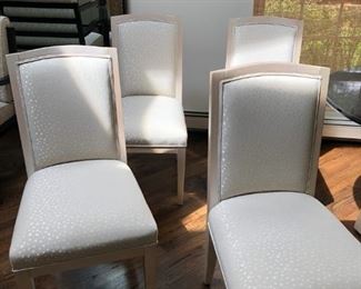 4 Light Upholstered Chairs