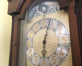 Grandfather clock.