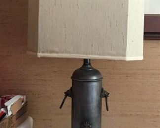 Brass Lamp with Spigot.