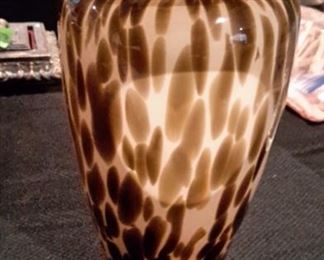 Hand blown vase