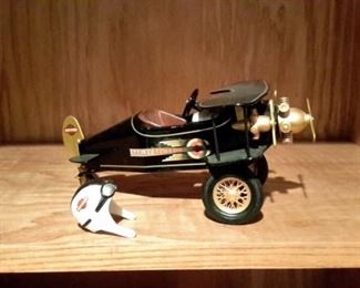 Harley Davidson model airplane.