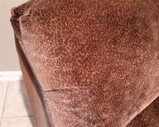 Animal print chaise lounger..so comfy!
