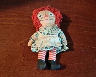 Small original Raggedy Ann doll.