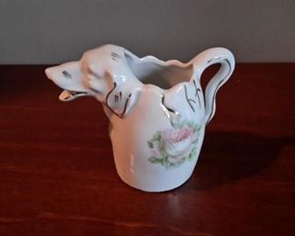 Vintage dog creamer in exceptional condition, made in Germany.
