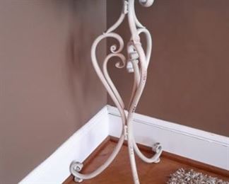 Pretty wrought iron plant stand.