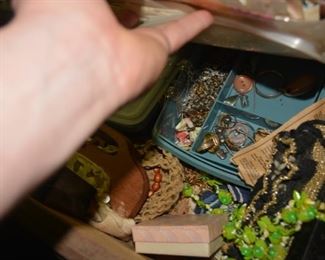 Lots of Vintage Jewelry, some Silver and Gold