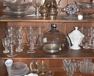 Candlewick Glass, Silver-plate, Etc.