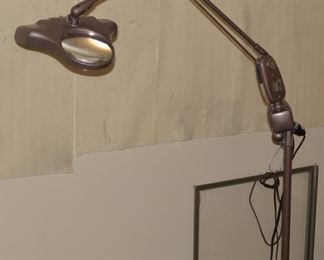 Vintage Industrial Magnifier Lamp, COOL