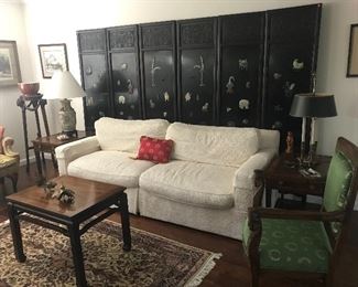 6 PANEL SCREEN, MISC. TABLES