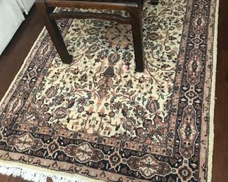 SMALL HAND MADE SILK RUG