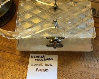 Florida Handbags lucite box purse