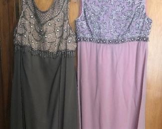 Vintage beaded evening gowns