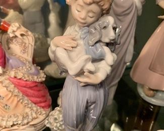 Child with dog Lladro figurine