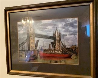 Framed wall art