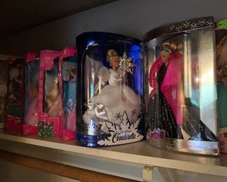 New-in-package collector’s edition Barbie dolls