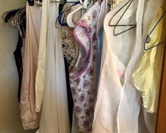 Vintage lingerie and aprons