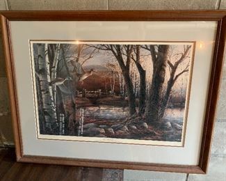 Terry Redlin framed print 