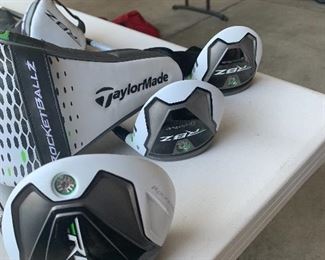 TaylorMade RBZ

Driver S shaft $199 new
3 wood S Shaft $ $159 new
5 wood S Shaft $ 159 new

Only used a couple times. 
Priced and 50% of new or less. 