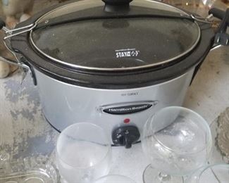 Crock Pot, Wine Glasses
