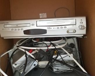 DVD/VHS Player by Emerson. Stereos, surround sound home theater speakers available too.