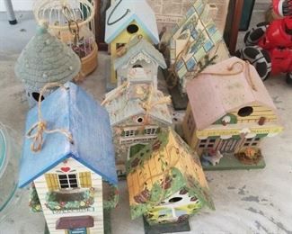 Variety of Birdhouses