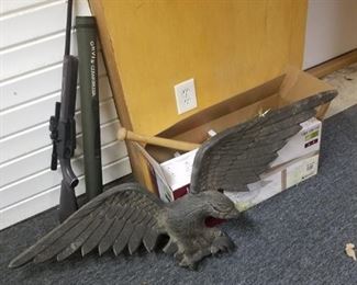 Metal Exterior Eagle Decor